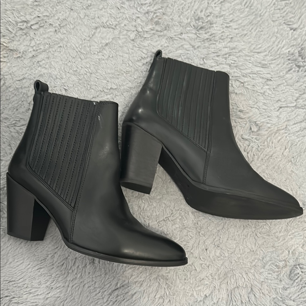Clarks Black Ankle Booties